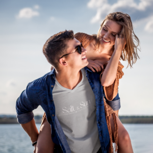 v-neck-t-shirt-mockup-of-a-playful-man-with-his-girlfriend-m2064-r-el2