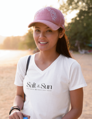 v-neck-t-shirt-mockup-of-a-woman-smiling-at-the-beach-39978-r-el2