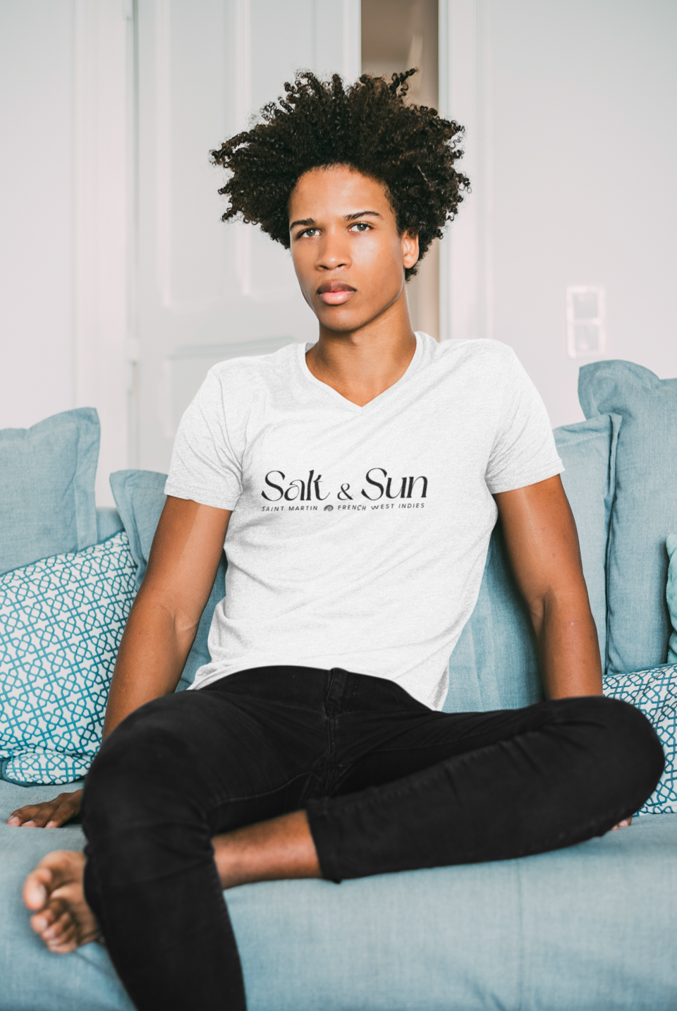 SALT & SUN Men's V-Neck T-Shirt